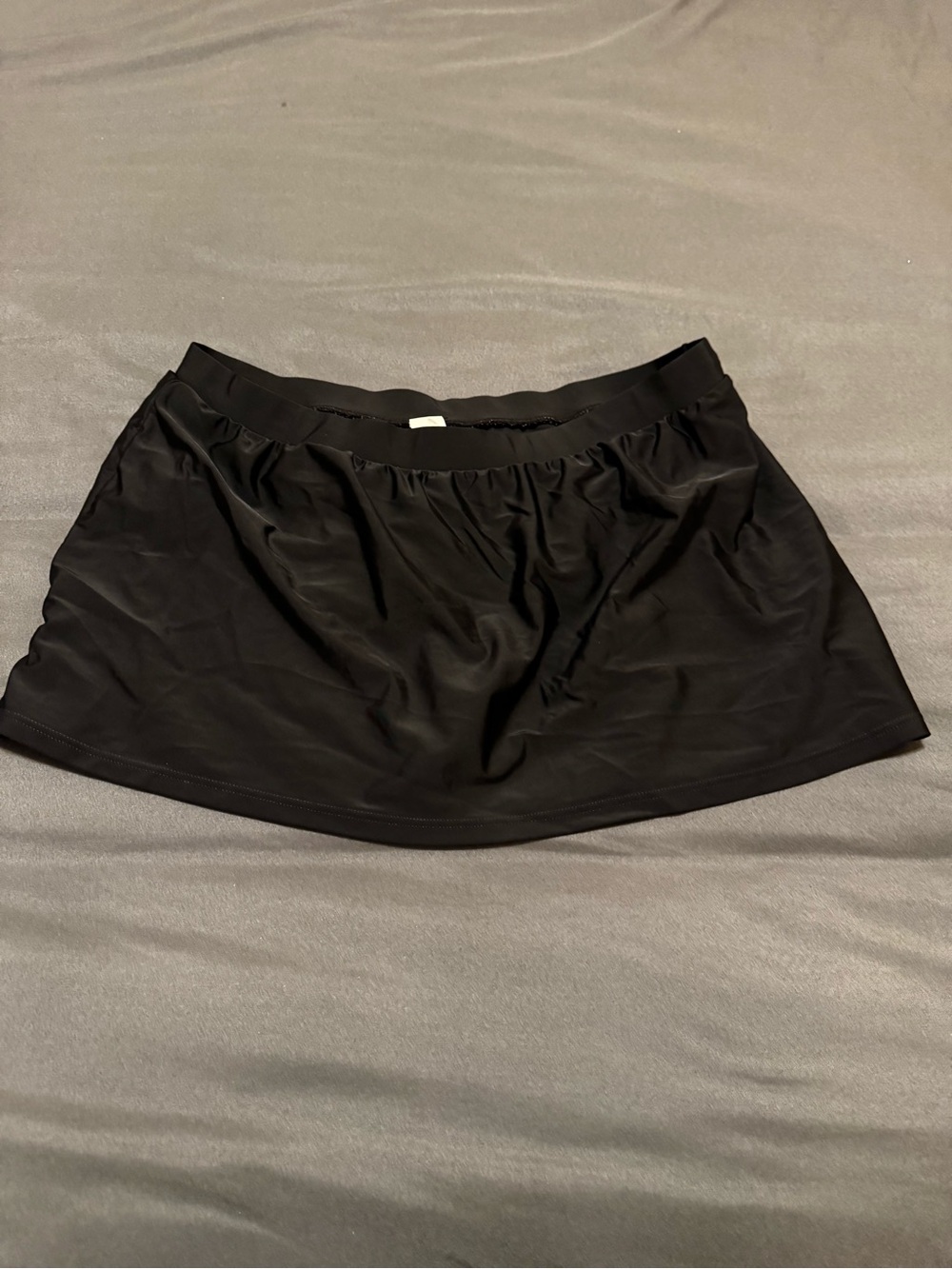 Black Swim Skirt Bikini Bottom